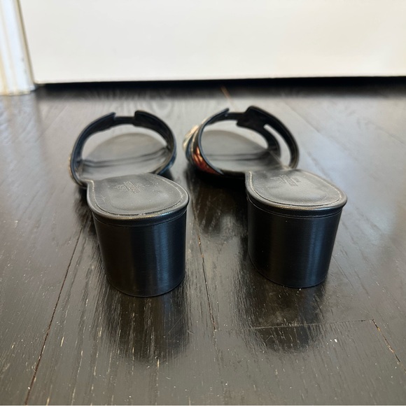 Hermès Oasis Heel Slip On Limited Edition Open Toe Multicolor Sandals Slide - Picture 5 of 7